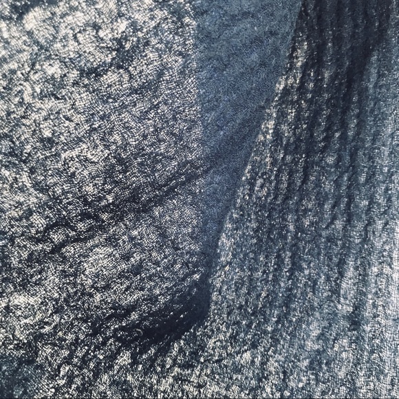 Madewell cobalt navy gauze scarf - Picture 5 of 6